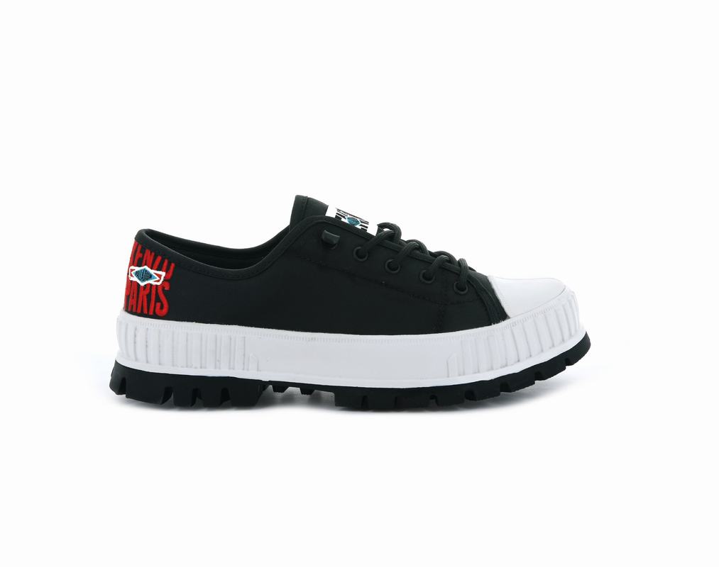 Palladium Pallashock Low By Kenzo Damen Niedrige Sneaker Schwarz ||279813-KVY||